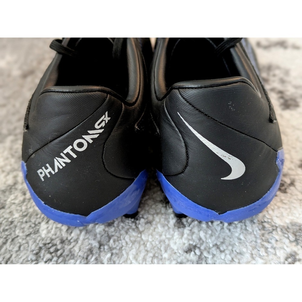 Nike Phantom GX Elite Dynamic Fit FG Soccer Cleats Black Blue Kids Youth Sz‎ 6.5 - Picture 6 of 6